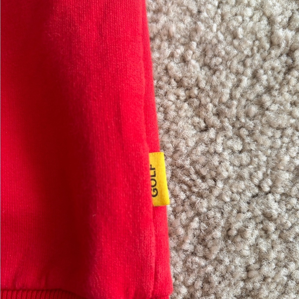 Golf Wang Bold logo streetwear Tyler the creator Red Crewneck Sweater size large - Picture 9 of 10